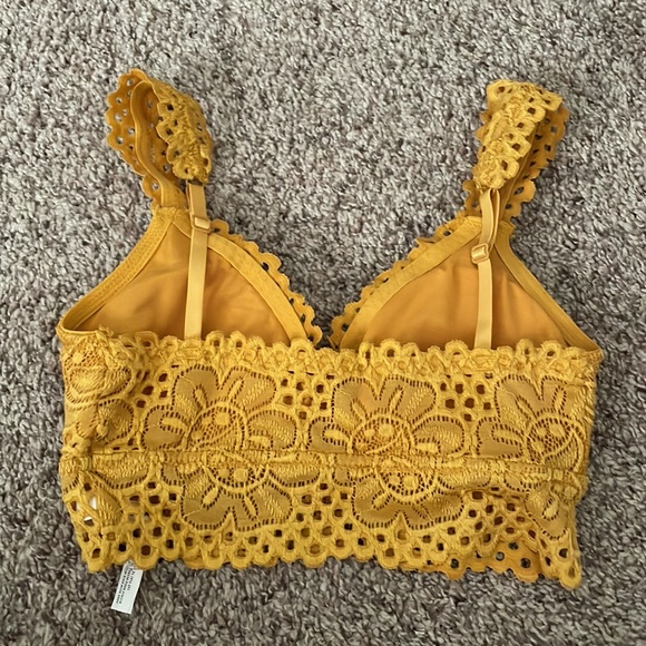 Aeropostale Yellow Lace Bralette - Picture 2 of 2